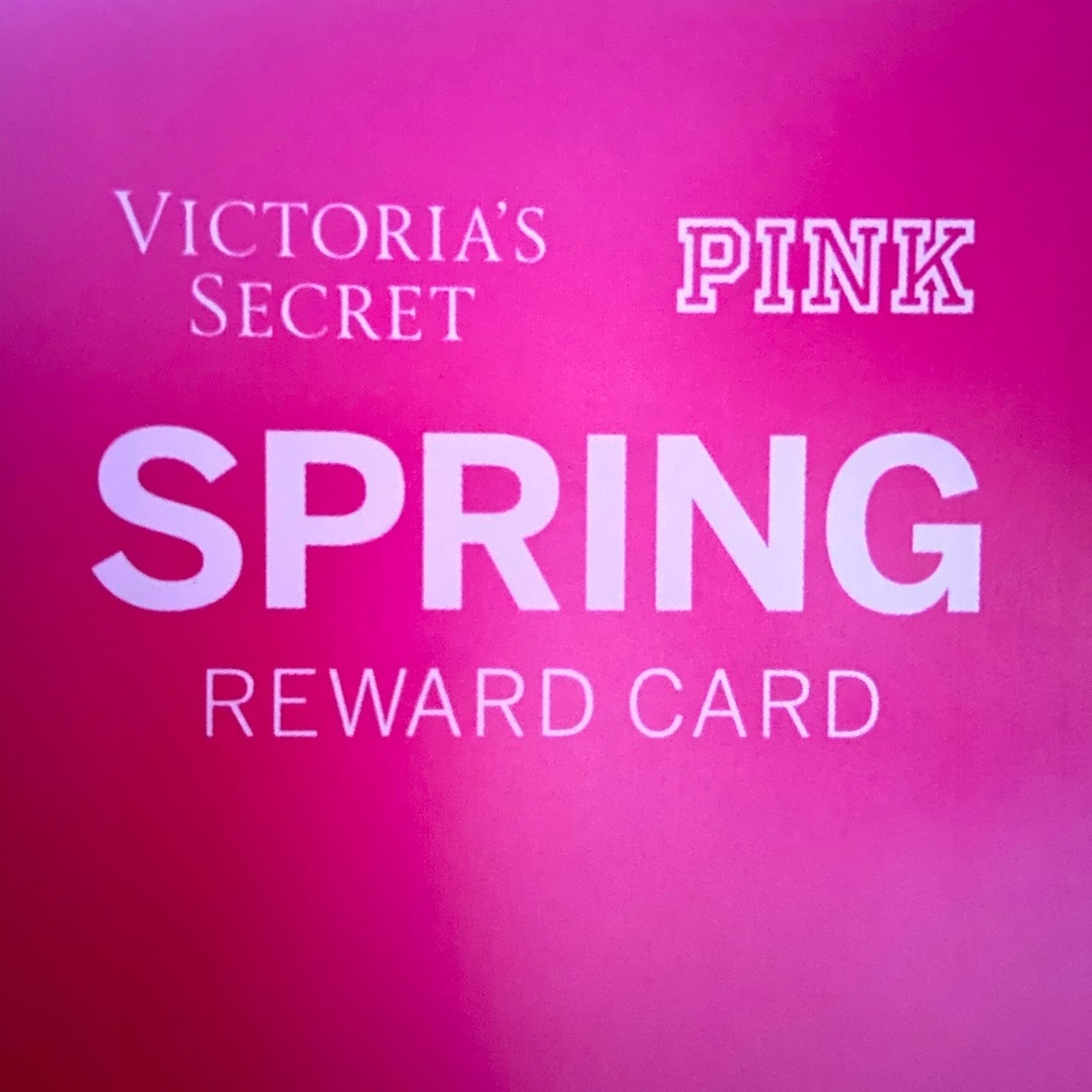 FREE with any purchase from Friday’s! 20 Victoria’s Secret PINK hot cash! FREE!!